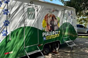 Castramóvel para atendimento animal no Piauí. (Foto: Divulgação/ Ascom)