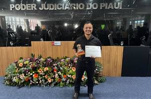 Fotógrafo do Correio Piauiense conquista 1º lugar em prêmio de fotojornalismo do TJ-PI. (Foto: Divulgação/ Ascom)