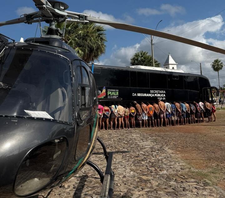 Investigação contra grupo criminoso chega a 104 mandados no Piauí e outros estados.