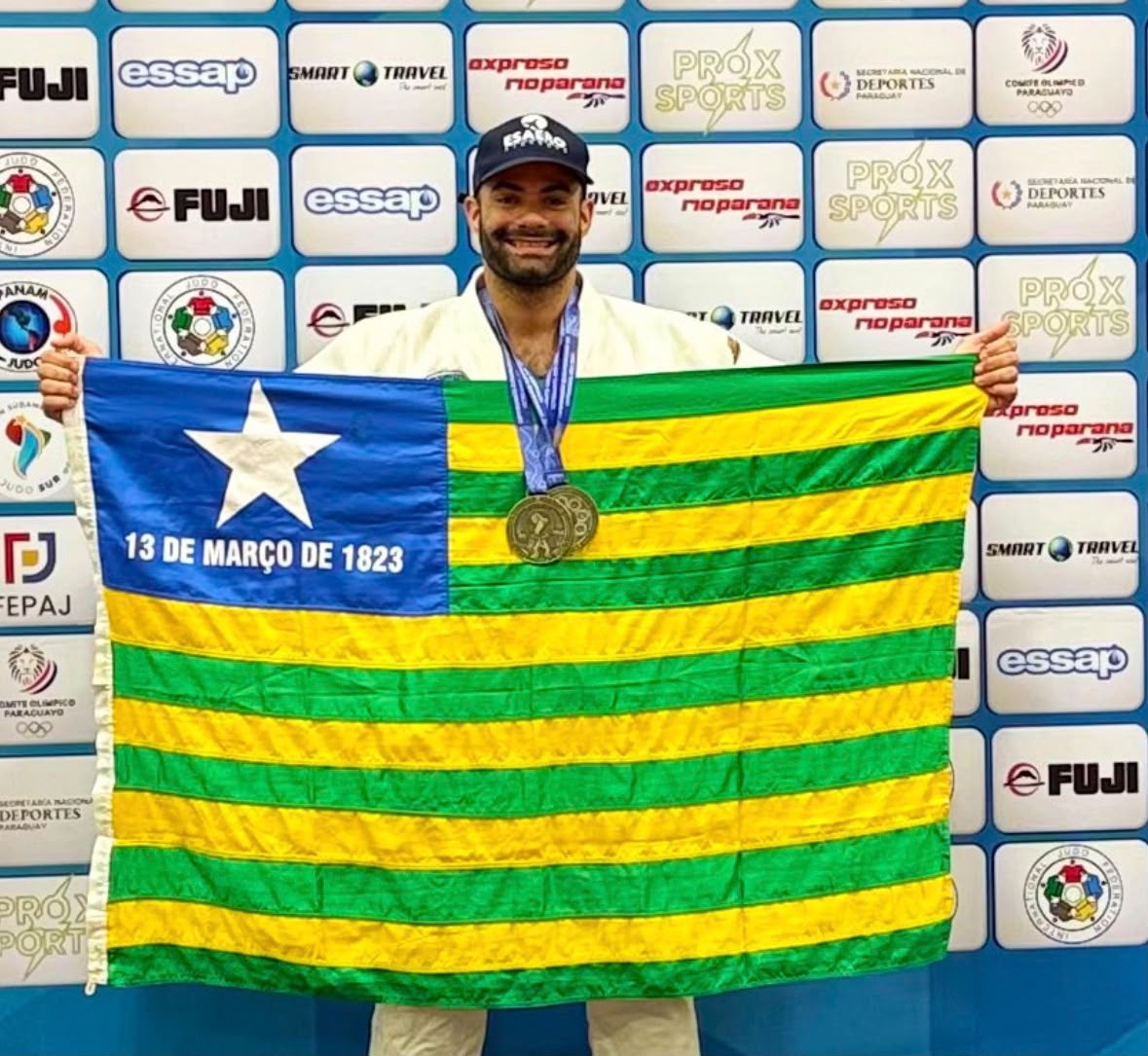 Judoca do Piauí conquista quinto título sul-americano no Paraguai.