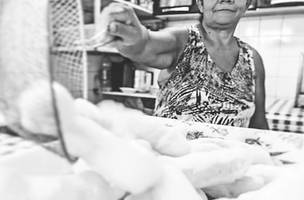 Morre Solimar do Bolo Frito, comerciante famosa do Mercado do Mafuá. (Foto: Reprodução/ Arquivo Pessoal)