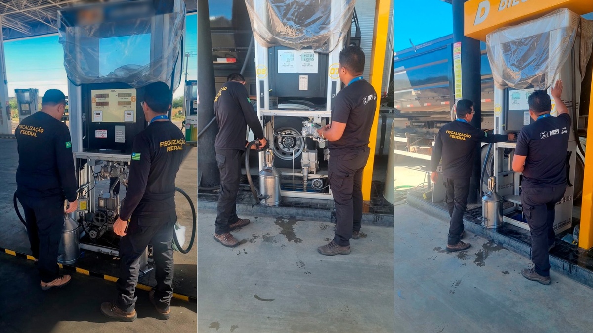 Operação fiscaliza postos para evitar que motoristas recebam menos combustível do que pagam.