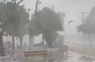 Ventos acima de 80 km/h atingem cidade do Piauí durante fenômeno raro. (Foto: Divulgação/ Ascom)