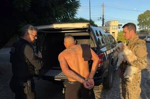 Apontado como líder de organização criminosa é preso durante operação em Teresina. (Foto: Reprodução/ Ascom)