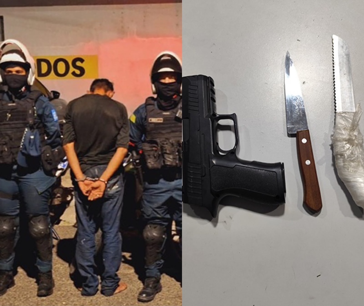 Suspeito de invadir casa e roubar moradora é perseguido por vizinhos e preso em Teresina.