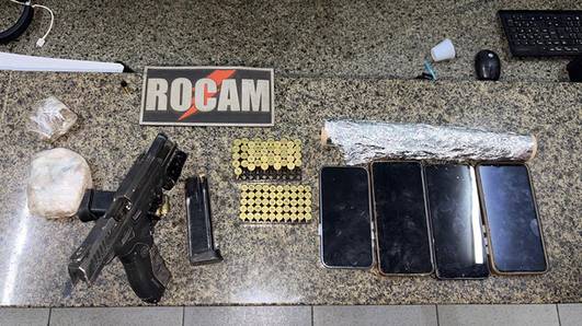 Homem é preso no Piauí com pistola que pertence à PM do Maranhão
